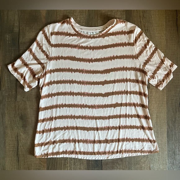 Nine West Soft Spun elbow length sleeve top. Women’s Petite Large. - Picture 3 of 7